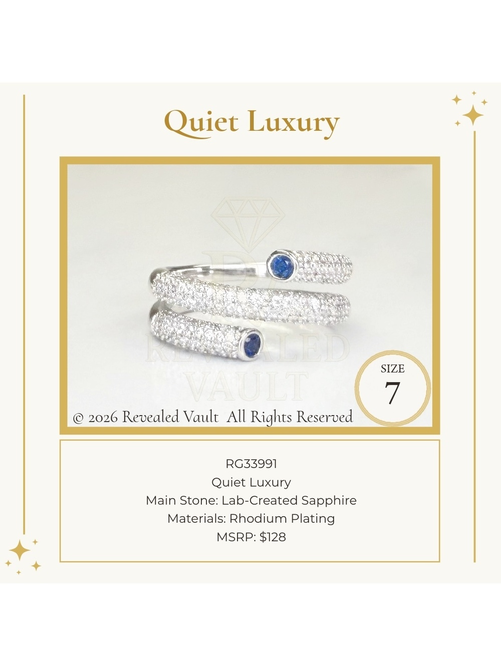 Quiet Luxury - Size 7 - September Birthday 2026